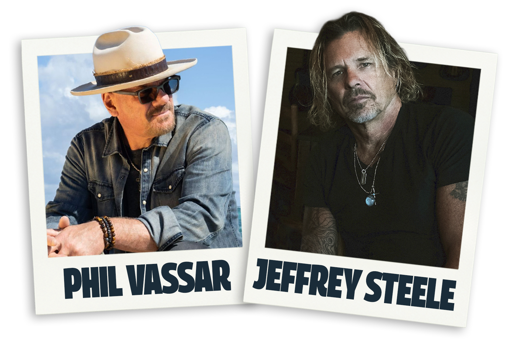 Phil Vassar and Jeffrey Steele, performing live